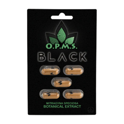 OPMS Black 5ct Extract Capsules <br> AS LOW AS $27.99 EACH!